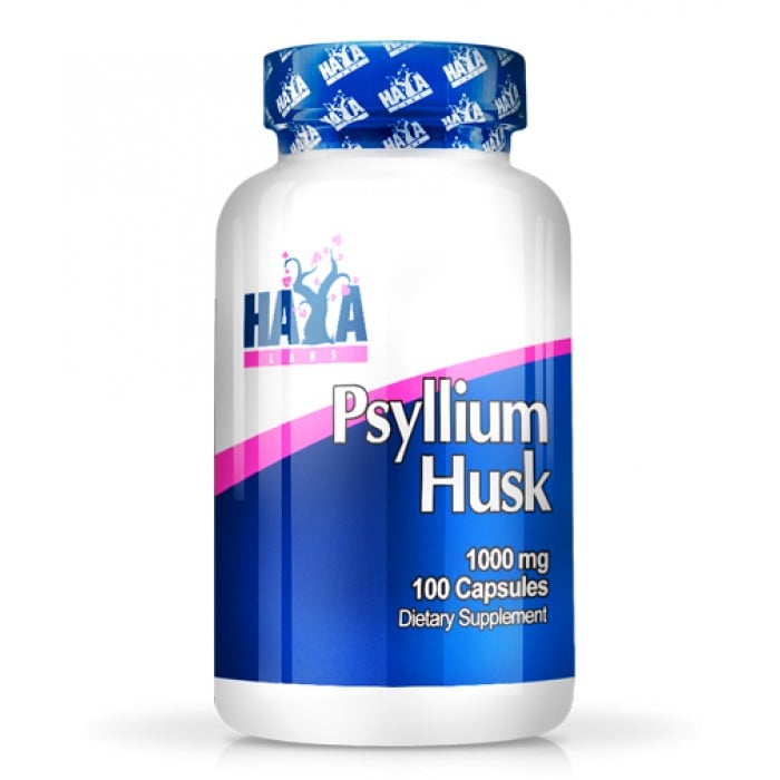 HAYA LABS Psyllium Husk 1000mg. / 100 Caps.